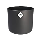 elho B.for Soft Rund 25 - Blumentopf für Innen - 100% recyceltem Plastik - Ø 24.7 x H 23.3 cm -...