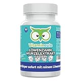 Löwenzahn Wurzelextrakt Kapseln - hochdosiert - 250 mg Löwenzahnwurzel-Extrakt (10:1) - Qualität...