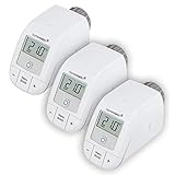 Homematic IP 3er Set Smart Home Heizkörperthermostat – basic, digitaler Thermostat Heizung,...