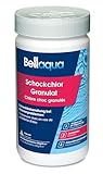 Bellaqua Schockchlor Granulat 1kg - Chlor-Granulat Fix - Chlorgranulat Pool Schnelldesinfektion,...