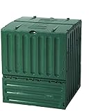 Yerd Geschlossener Schnell-Komposter 600 Liter: ECO-King, grün, aus 100% recyceltem PP, Made in...