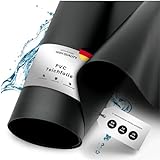 TeichVision - Premium PVC Teichfolie schwarz - Stärke 0,5 mm - 2 m x 3 m/PVC Folie schwarz auch...