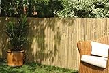 DE-COmmerce® Bambus Zaun Sichtschutz CALAMA extra gehärtet, Balkonsichtschutz, Gartenzaun,...