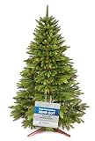 Premium Weihnachtsbaum künstlich 180cm -TESTSIEGER - Naturgetreu, dichte Zweige, Künstlicher...