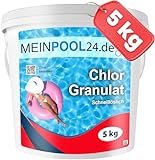 5 kg MEINPOOL24.DE Chlorgranulat schnelllöslich 56% AKTIVCHLOR POOLCHEMIE - Deutsche...