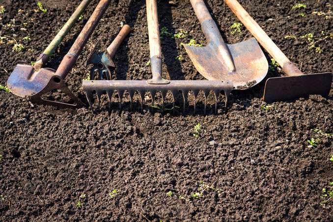 Gartenboden Vorbereitung